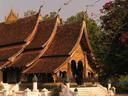 Most notably, Luang Prabang is a city of temples and there are dozens of them. Xieng Thong is the most famous and beautiful of the many temples.